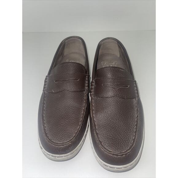 Cole Haan Grand OS Pinch Maine Classic Brown Leather Penny Loafers Mens 12M - Picture 1 of 10